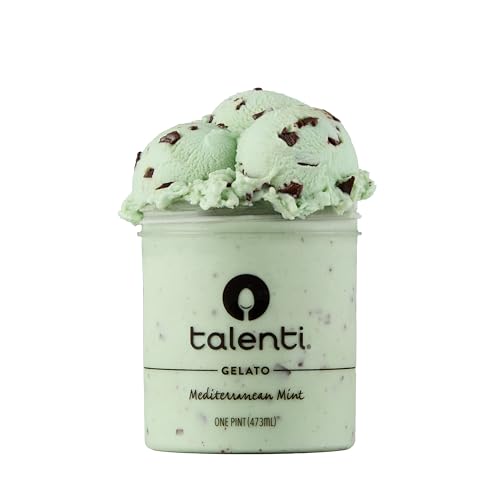 Talenti Gelato For a Delicious Frozen Dessert Mediterranean Mint Made With Non-GMO Ingredients 1 Pint