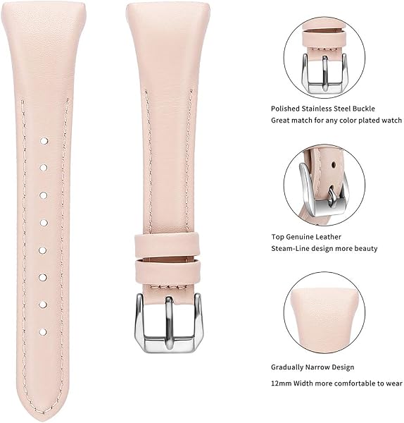 KIMILAR Armbänder Kompatibel mit Fitbit Charge 4 / Charge 3 Armband Leder,Ersatzband Zweifarbig Band Uhrenarmband für Charge 4/3/SE Fitness Tracker - 2