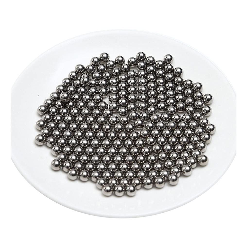 Dwammebrs One Color Carbon Steel Bearing Balls Solid 9Mm-17Mm 1 Kilogram Beads(Bearing Steel 16Mm One Kilogram)
