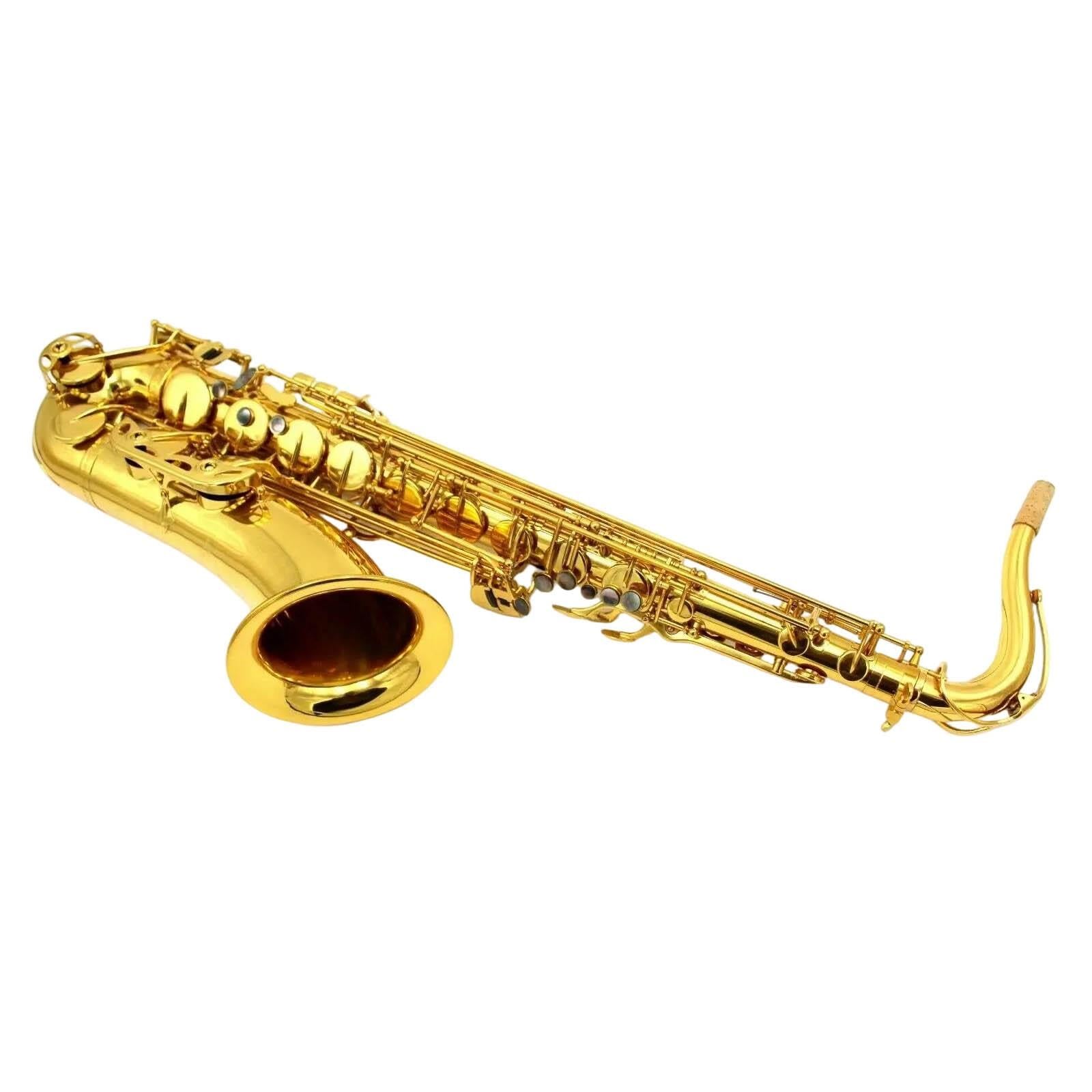 Saxophon Tenorsaxophon Bb Lack Metall Messing