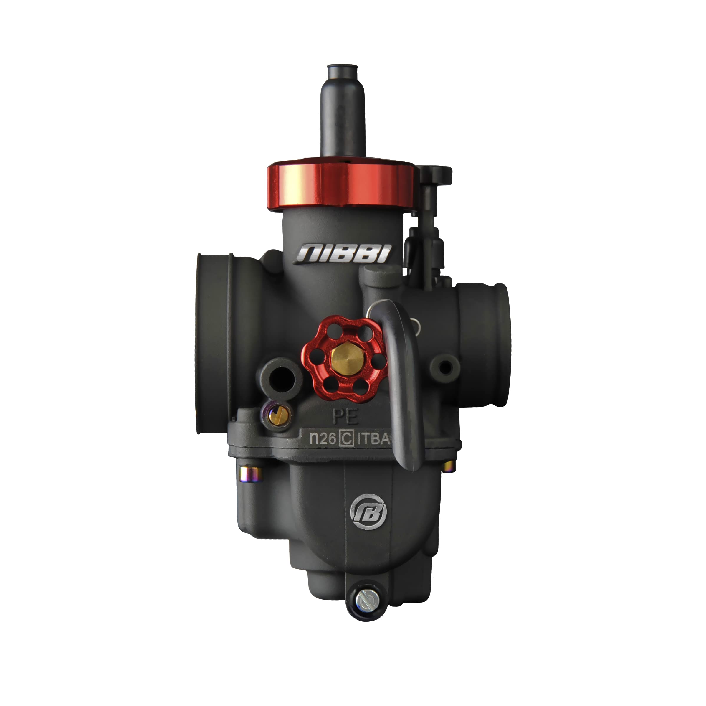 NIBBI 26mm 125cc Carburetor with Jets for 4 Stroke Engines Electric