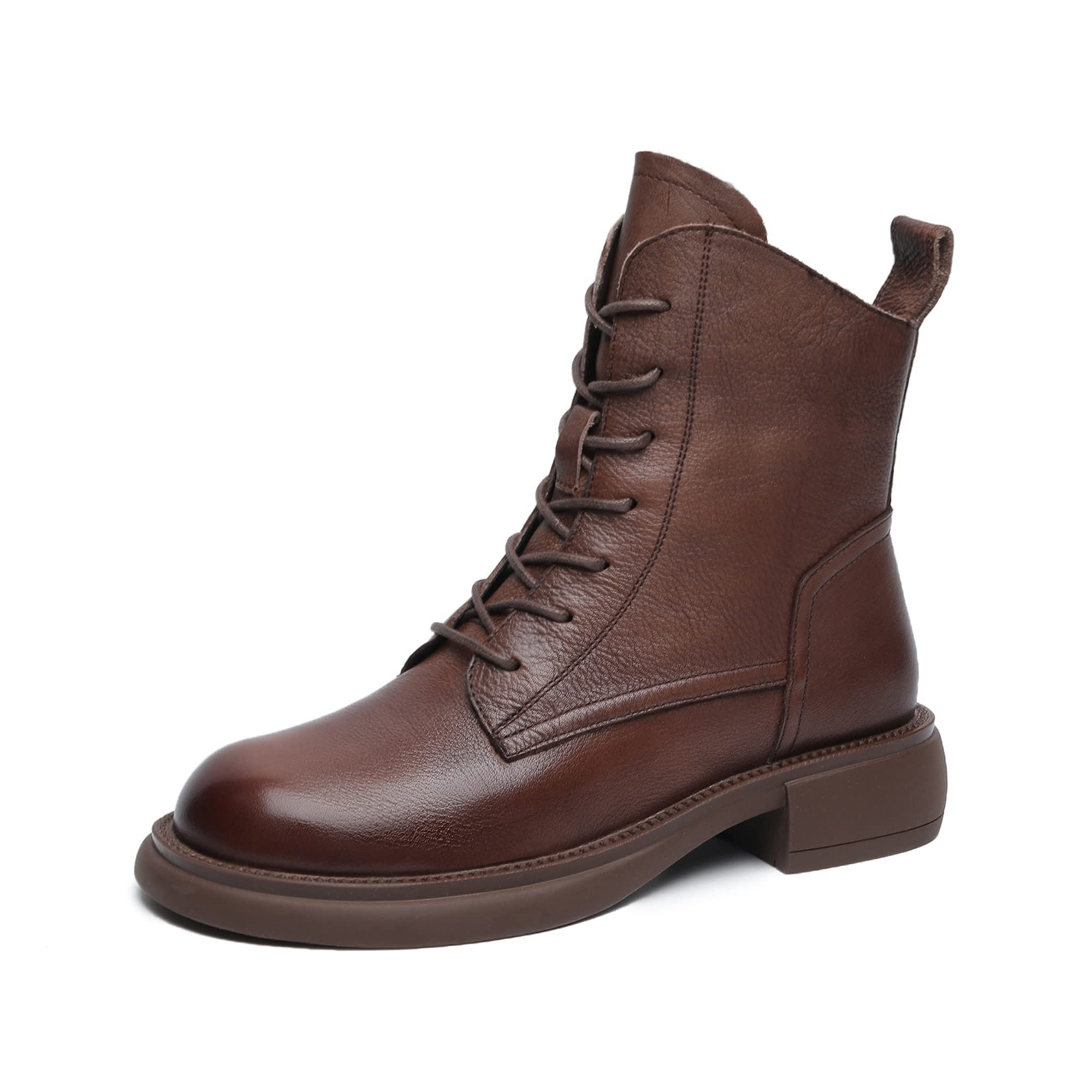 ZUYEE レースアップショートブーツ