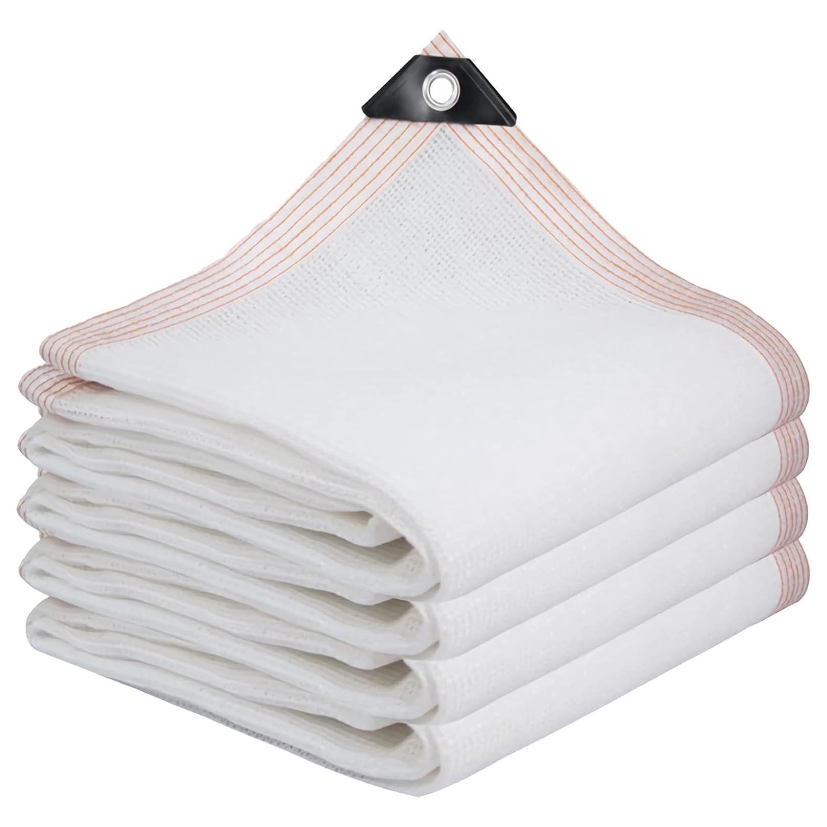 Toldo blanco para exteriores, protección UV y transpirable, aislamiento térmico, efecto refrescante, perfecto para suculentas, verduras, jardín y balcón, solución versátil para toldo