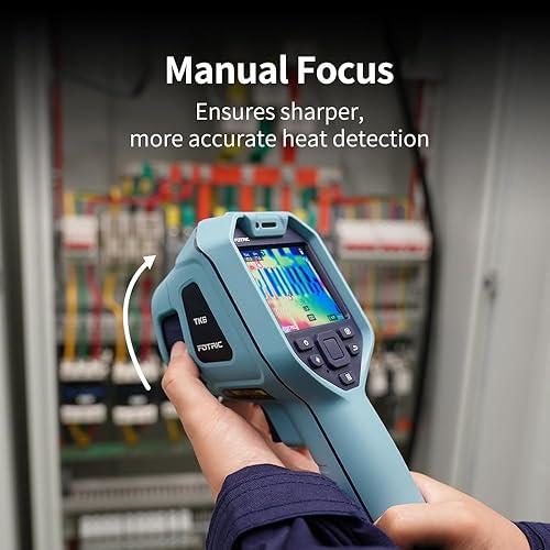 Miniatura 3 de Cámara de imágenes térmicas TK6, resolución IR de 384 x 288, FOV de 25  x 19 , cámara térmica de enfoque manual con cámara visual de 5MP para