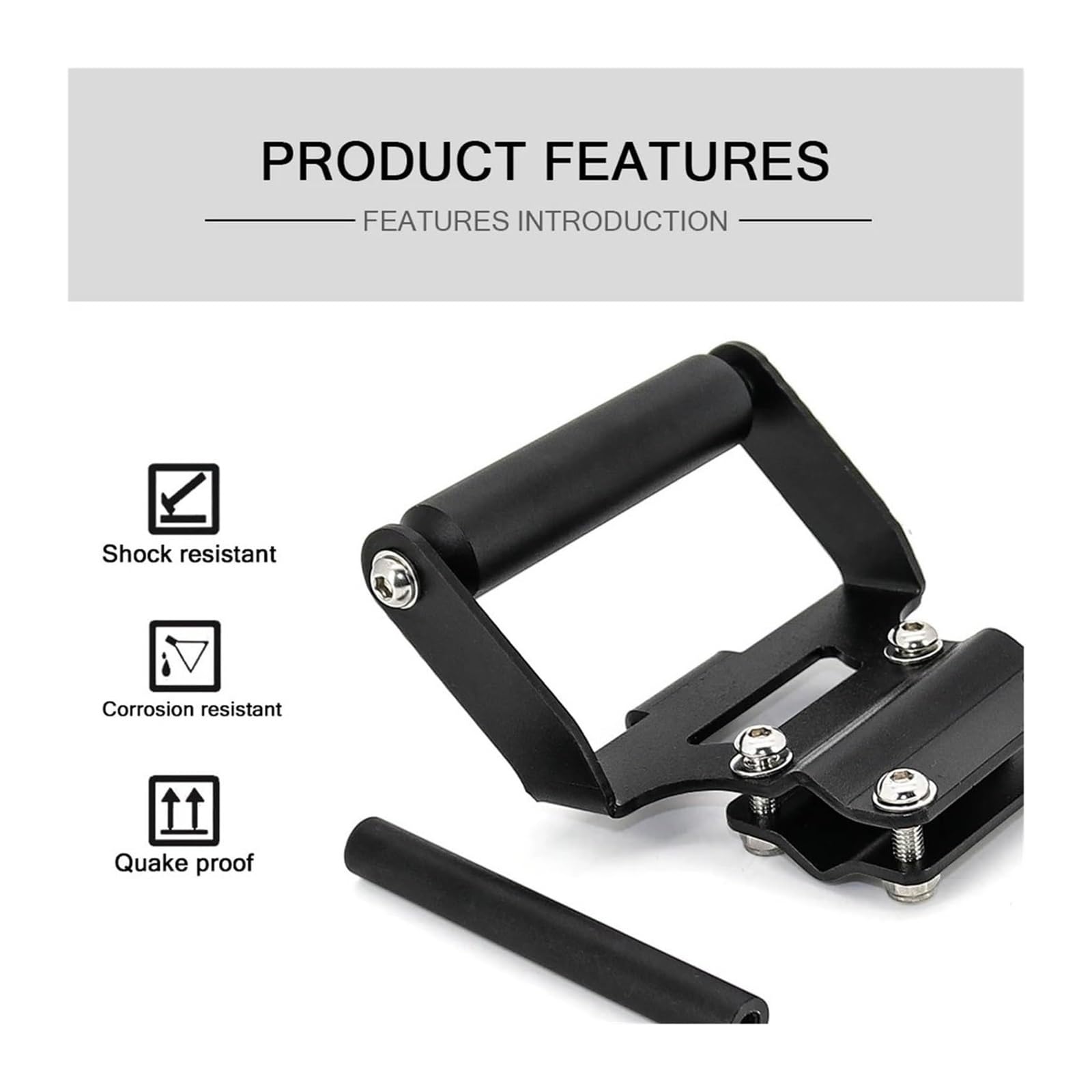 pour Moto Support Navigation GPS pour Africa pour Twin pour CRF1000L 2018 2019 Moto Béquille Support Téléphone Mobile GPS Navigation Plaque Guidon(USB Charging A)
