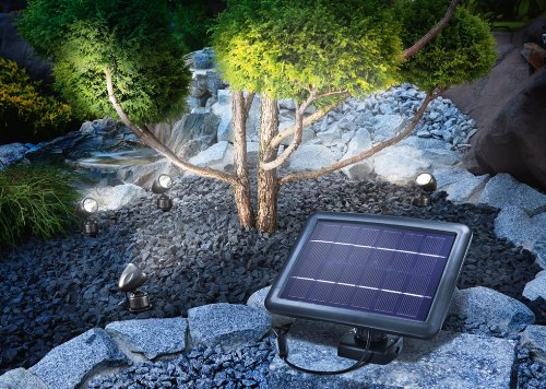 Esotec Solarspot"Quattro Power" 102142, Schwarz – Bild 3
