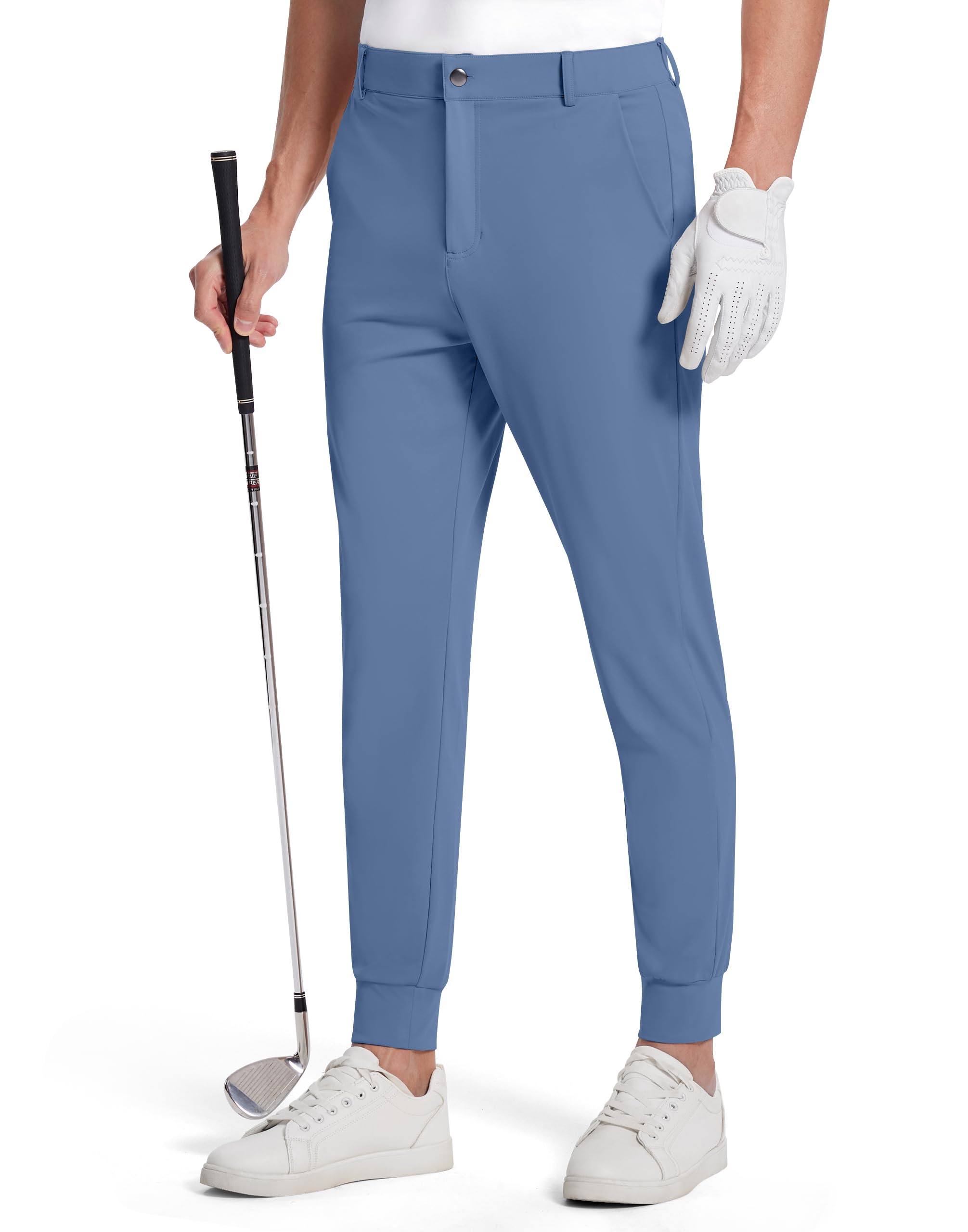 SERAMY Men's Golf Joggers Pants Slim Fit Stretch Sweatpants Work Dress Casual Running Pants for Men with 5 Pockets