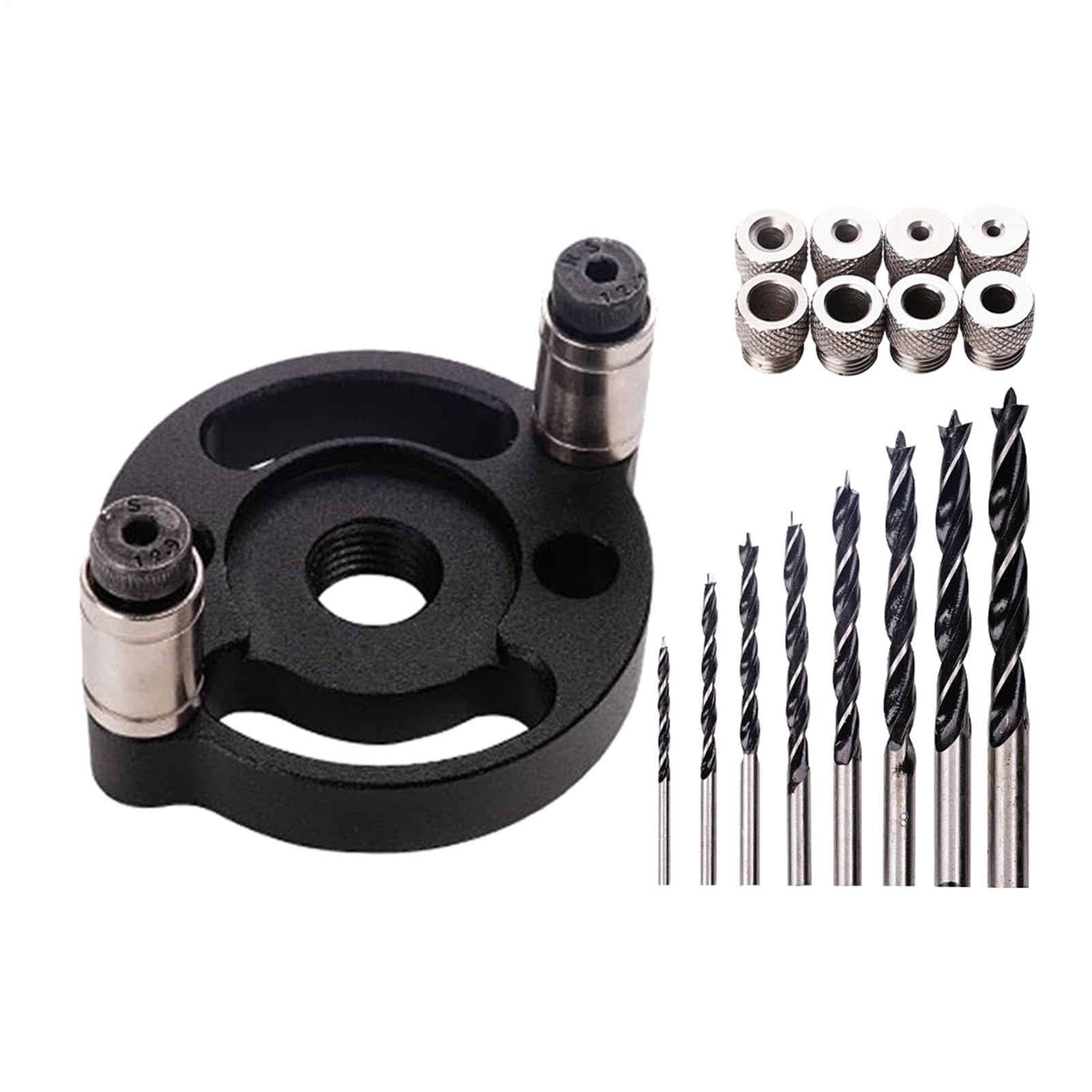 Kit de perçage pour le travail du bois gabarit pour menuiserie maison - 8