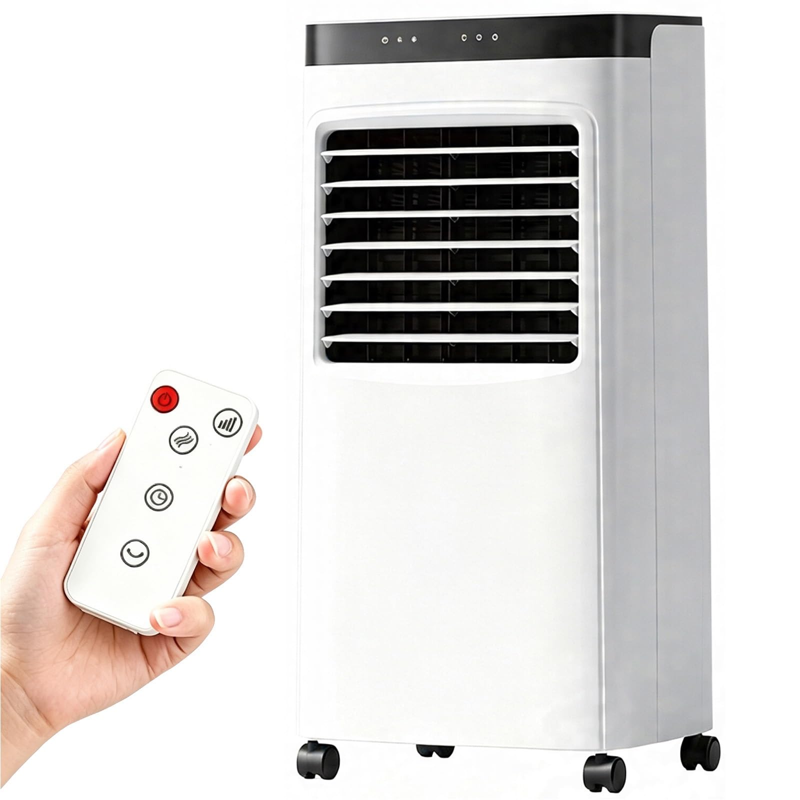 Yue Jjxn One Color Portable Evaporative Air Cooler, 3.2Gal Drawer Water Tank