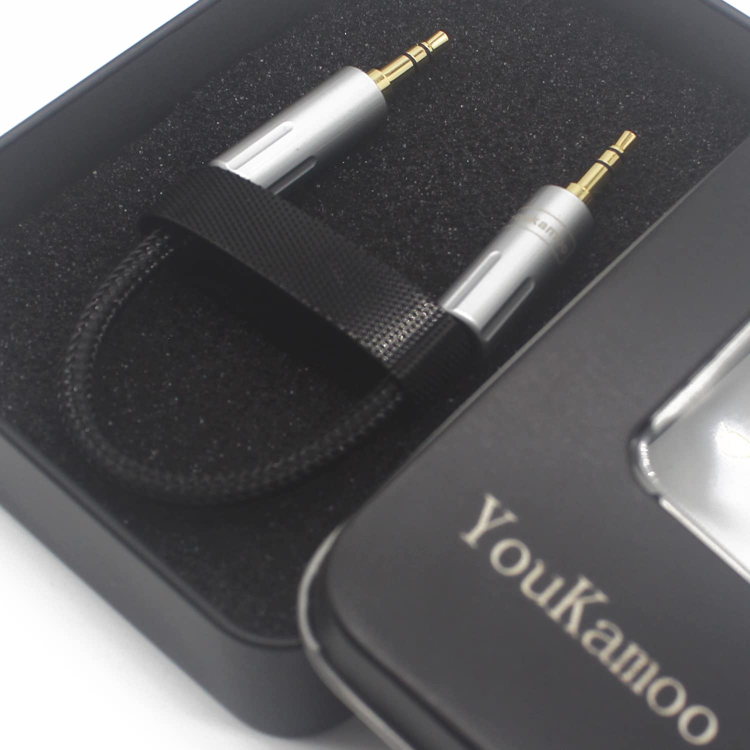 Amazon | [ 3.5mm - 3.5mm ステレオ] 8芯銀メッキ線ハンドメイド