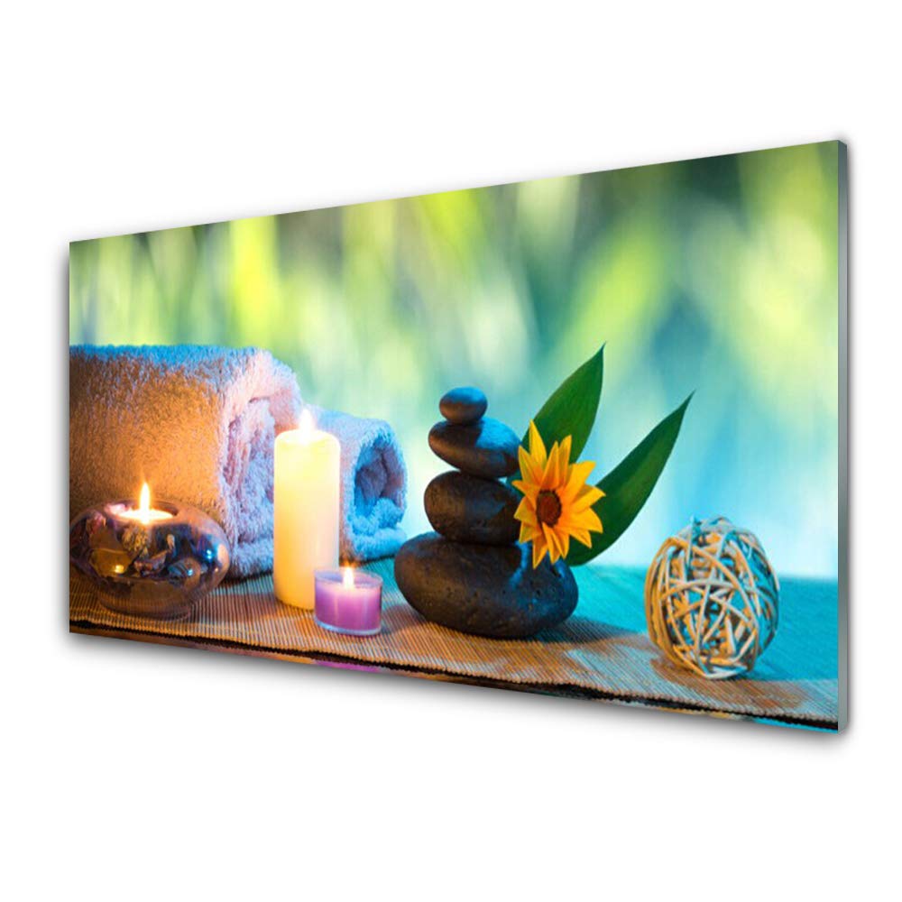 Tableau mural moderne en verre pour remplacer les toiles ternes et difficiles à nettoyer