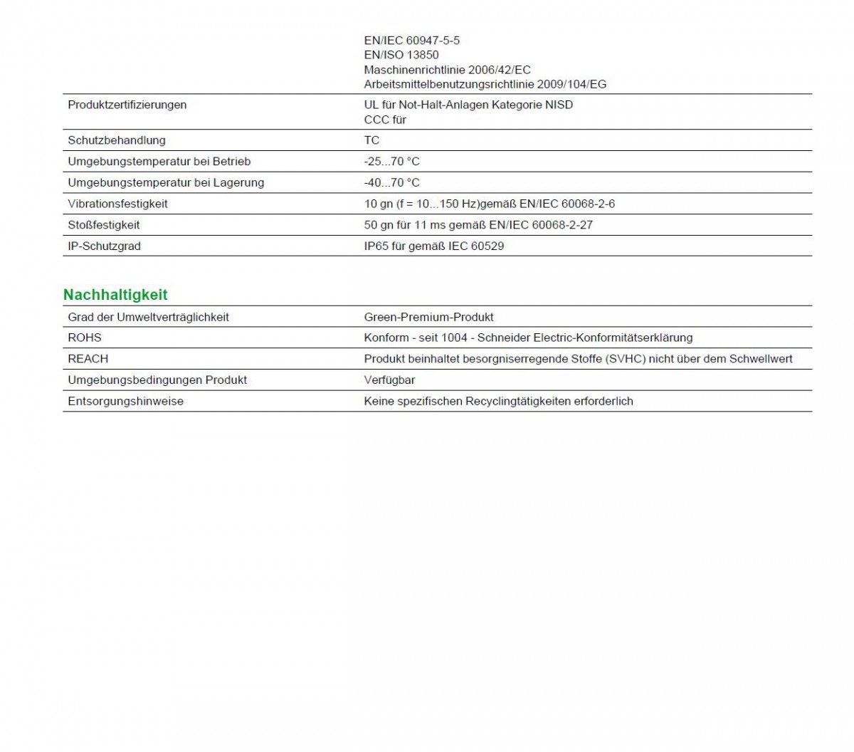 Schneider Electric XY2CH13250 Interruptor por Cable