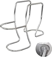 Vista 1 de Soporte para manguera de drenaje de lavadora, soporte de manguera de drenaje de forma ajustable, gancho de abrazadera, clip guía de manguera