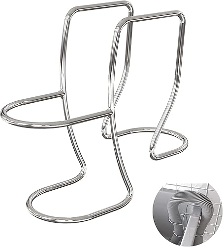 Soporte para manguera de drenaje de lavadora, soporte de manguera de drenaje de forma ajustable, gancho de abrazadera, clip guía de manguera de