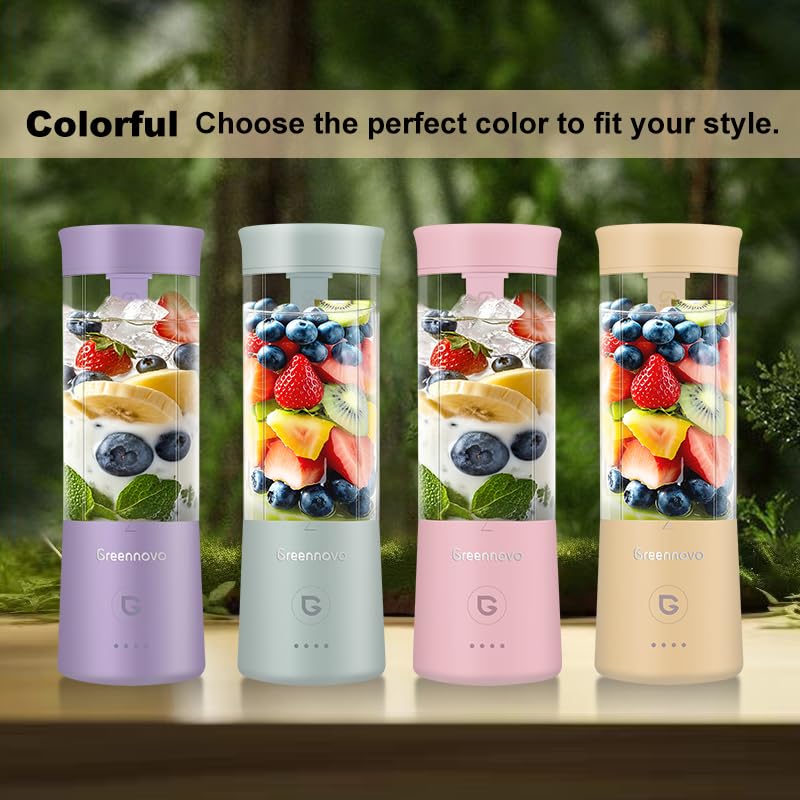 Mixeur portable haute puissance de 500 ml couleur violette - 7
