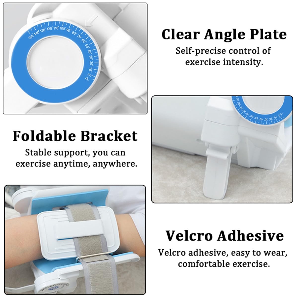 Esercitatore elettrico per gomito, tutore per gomito incernierato, esercitatore per braccio, regolabile da -5° a 150°, protettore per gomito per pazienti con emiplegia da ictus