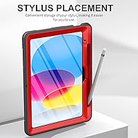 Vista 6 de Funda para iPad (A16) de 11ª/10ª generación: Funda protectora para iPad de 11ª generación de 11 pulgadas 2025 y 10ª generación de 10.9 pulgadas 2022