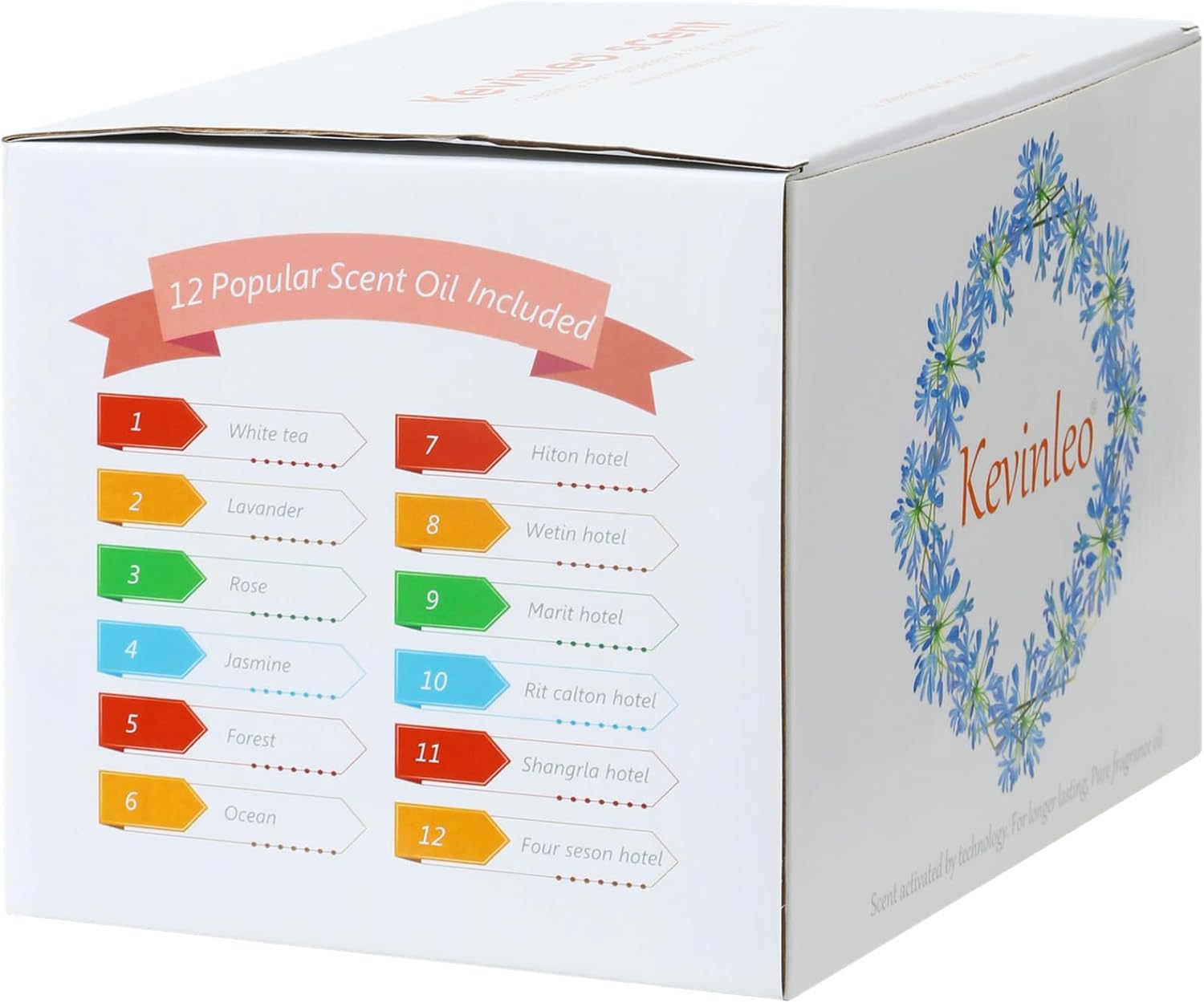Kevinleo Essential Oils for Diffusers 12pcs in Pack with 100ml/smell - 100% Pure and Natural Aromatherapy Oil for Diffusers, Diffuser Oil Blends for Essential Oil Diffusers 40 Fl Oz (1200ml)