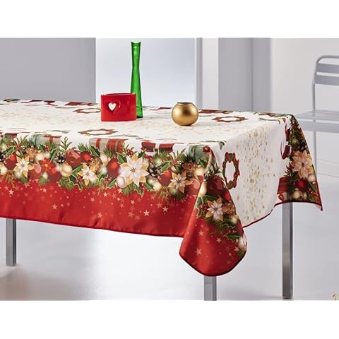 Villages de Provence - Mantel de Navidad rectangular antimanchas Cover