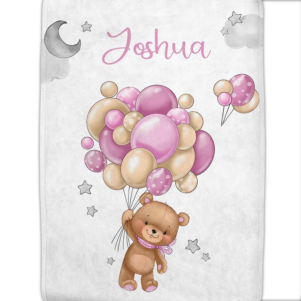 Custom-designed blanket featuring monthly milestones for babies, baby blanket with monthly details, the perfect personalised gifts for a new baby,30X40-baby26