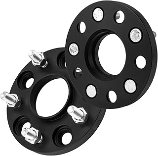 PHILTOP 5x4.5 Wheel Spacers, 15MM Thickness M12x1.5 Thread Pitch 64.1MM Hub Bore 5x114.3 Wheel Adapters Fit for Civic, CRV, Accord, Pilot, RDX, TL, Odyssey, HRV, Element etc(2PCS)