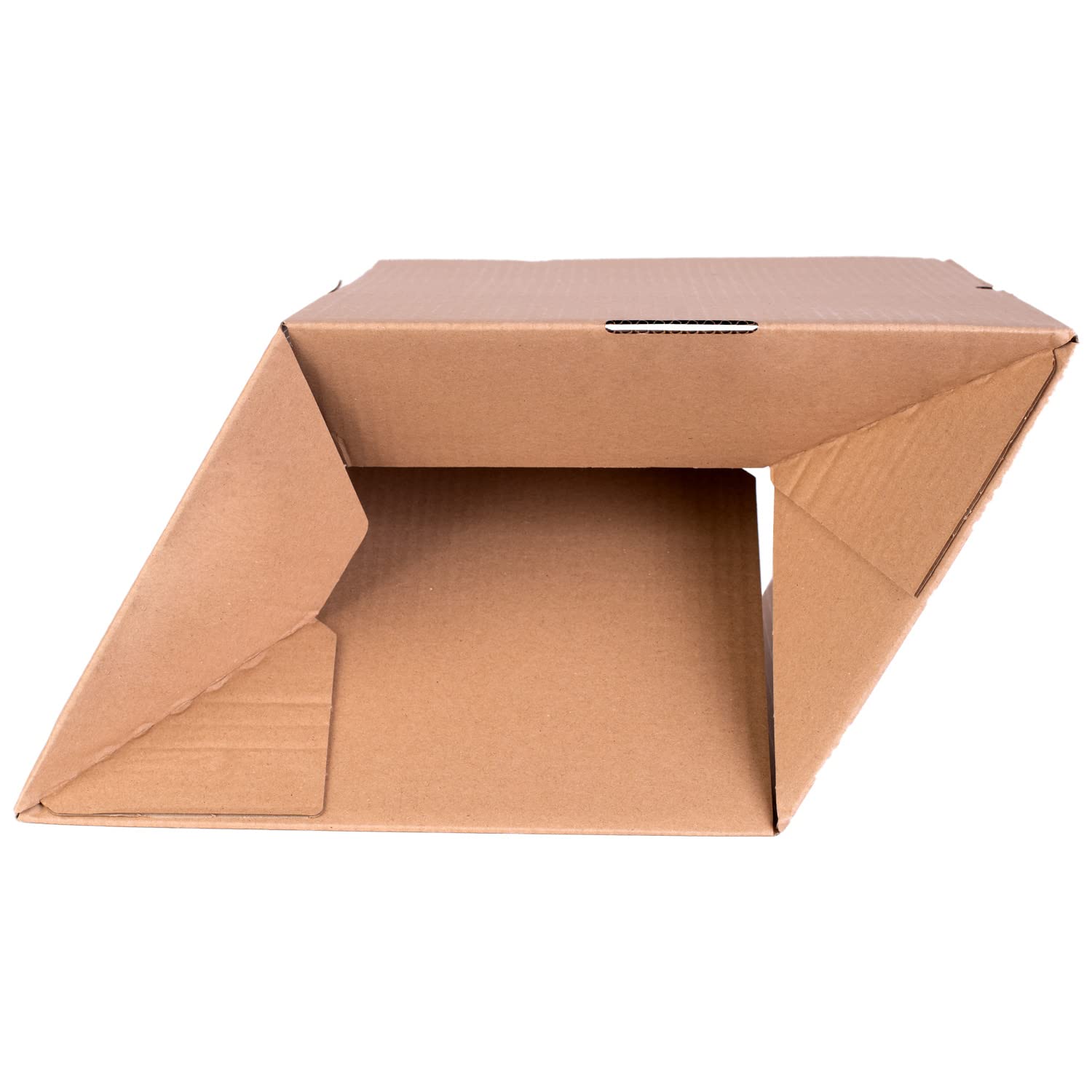 smiley pack 60 Stück Automatikboden Karton 315 x 155 x 120 mm Fix Aufrichtekarton mit Selbstklebeverschluss und Aufreißfaden Versandschachtel Versandkarton Verpackungskarton Versandbox
