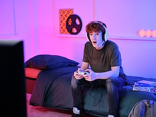 GXT 415W Zirox Cuffie Gaming Leggere con Driver da 50 mm per PC, Xbox, PS4, PS5, Switch, Mobile, Jack Audio 3.5 mm, Cavo 2m, Cuffie con Microfono Over-Ear - Bianco - Cuffia gaming - Immagine 8