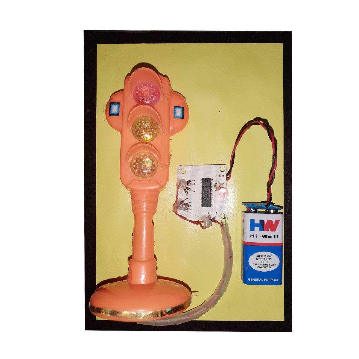 Traffic Lights - Science Working Model for School and College Project Teaching Aid STEM Learning Kit.