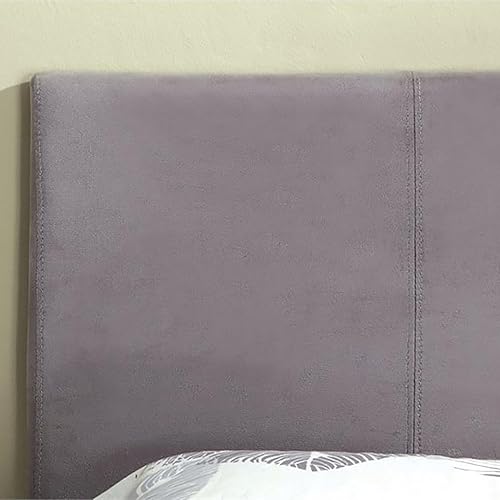 Miniatura 8 de Furniture of America Preston - Cabecera de tela, tamaño matrimonialQueen, color marfilgris