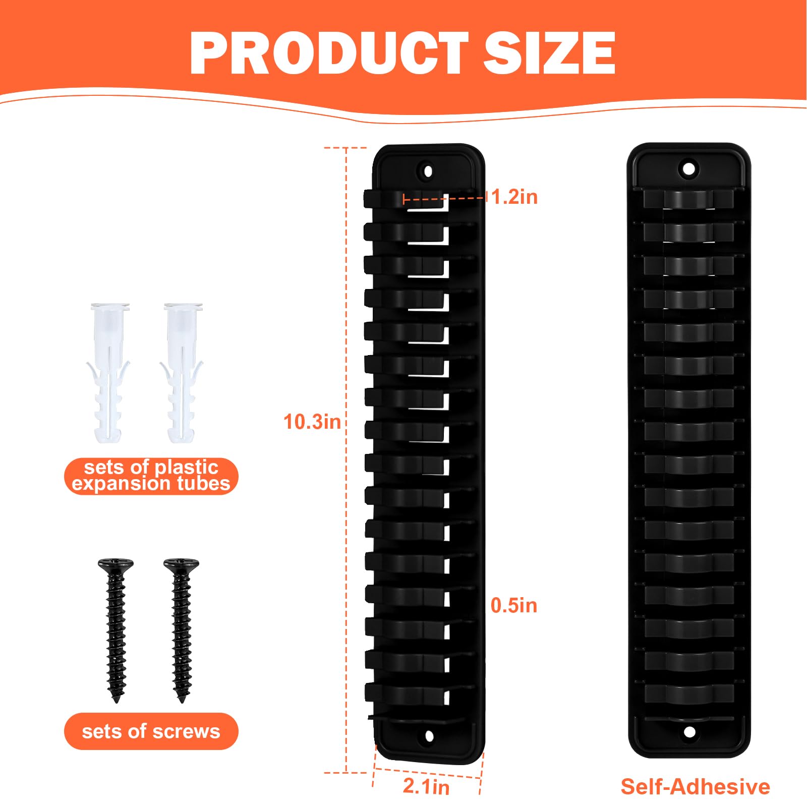 ZDDGNN Porta Cappelli,Baseball Cap Rack,Appendere Appendi Cappelli,16 Clip Organizer per Cappelli,per Camere da Letto,Armadi,Cassettiere e Pareti black-2pack