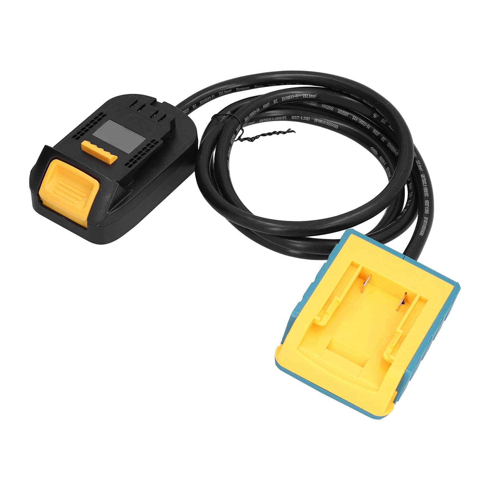 Adaptador Torvex, Adaptador de batería de Litio Convertidor de Montaje Remoto con Cable de extensión de 1,5 m para reducción de Peso de Herramientas eléctricas portátiles