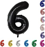 Vista 153 de YPSelected Globo de aluminio grande de 32 pulgadas con número de helio, cumpleaños, boda, fiesta, 0-9 (azul bebé, 2)