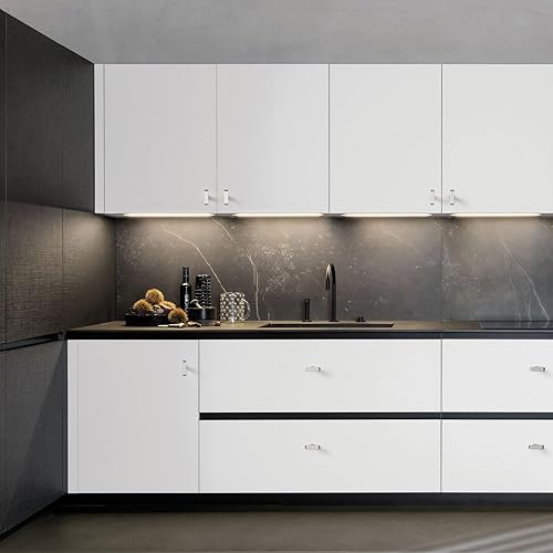 Miniatura 5 de Paquete de 10 pomos de cocina de níquel satinado cepillado de 2 pulgadas (1.969 in) para gabinetes, pomos de un solo agujero, manijas y tiradores