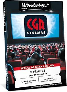 Ticketbox - Cgr Cinémas - Séance De Cinéma en Duo - Coffret Cadeau - Idée Cadeau Divertissement