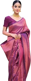 Fab Heavy Banarasi kanjivaram Sarees for Women's Indian Saree Fancy Wedding saree Party Wear sari & Blouse Piece.