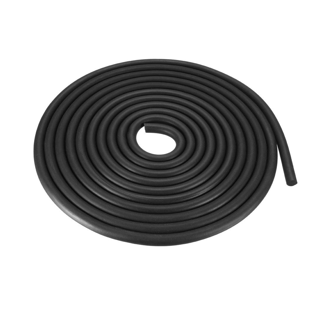Joint d'étanchéité en caoutchouc mousse noir 10mm de diamètre de 5m de long pour isolation