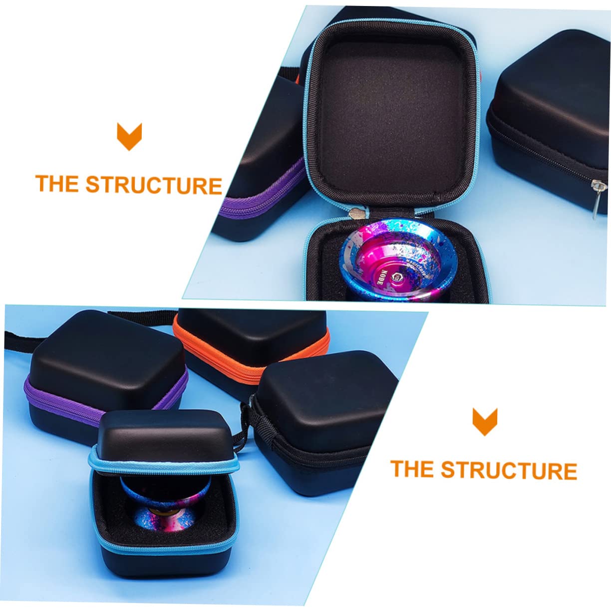 ibasenice 5pezzi Borsa Per Yo-yo Con Design Portatile Leggera e Resistente Facile Da Trasportare Adatta Per Giocatori e Appassionati Di Giochi All Aperto