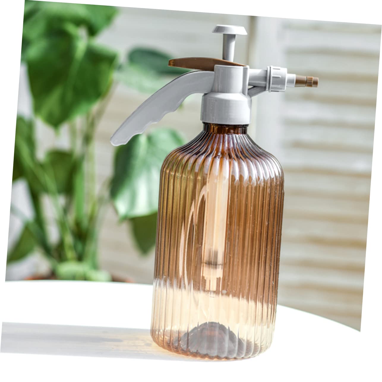 INOOMP 2stücke Handdruck Sprühflasche Für Pflanzenbewässerung Multifunktionale Gießkanne Für Und Garten Design Dunkelbraun Für Salon Und Dorm