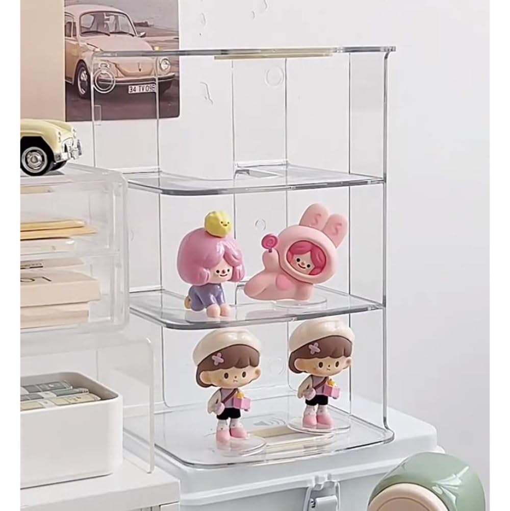 NILZA Scaffale da Scrivania Organizer Scrivania, Scaffale per Libri Libreria da Scrivania, Organizer da Scrivania Piccola Organizer da Tavolo per Cucina, bambù (Size : B)