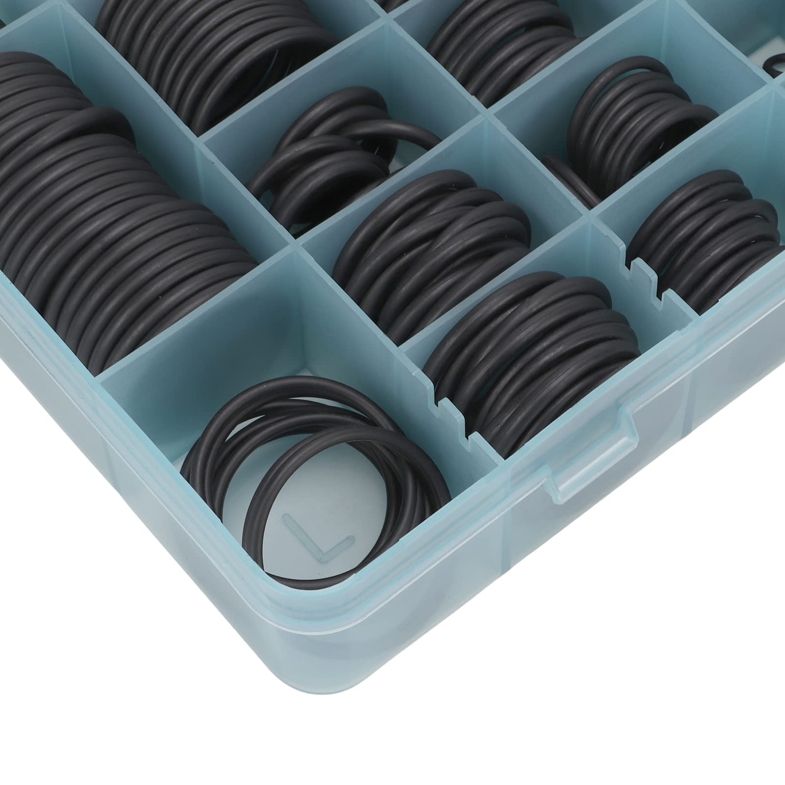 Kit D'assortiment de Joints Toriques en Caoutchouc de Remplacement Durable pour Excavatrice Doosan, Kit de Joints de Système de Climatisation avec 376 Pièces pour les Professionnels de la