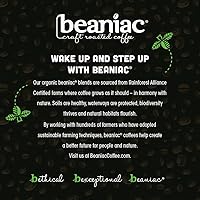 Vista 8 de beaniac Cápsulas de café orgánico completo en tostado francés, tostado oscuro, cápsulas de café compostables K Cup, café arábica orgánico