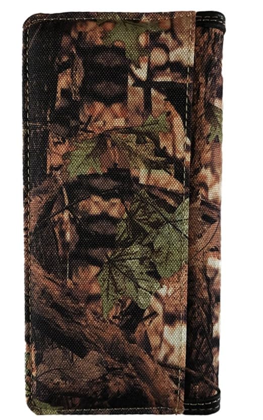 Bullet Men Wallet Western Bifold Check Book Style W034-56 Camo Black4