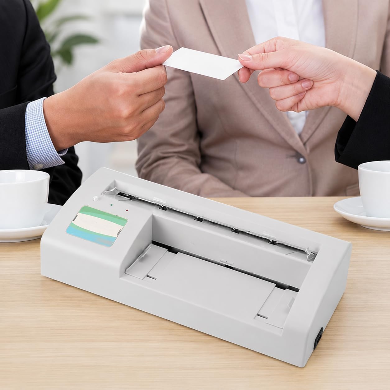 Automatischer Visitenkartenschneider und Papierschneider für Einladungen und Mitgliedskarten, geeignet für Zuhause und Büro