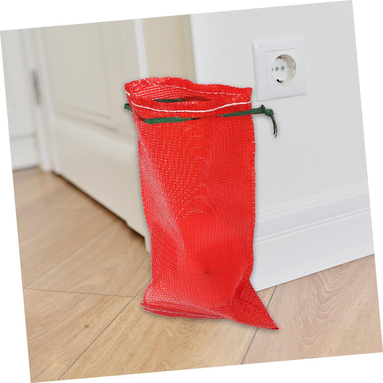 Bolsas de Malla con Cordón 50 Unidades, Polipropileno Rojo para Frutas