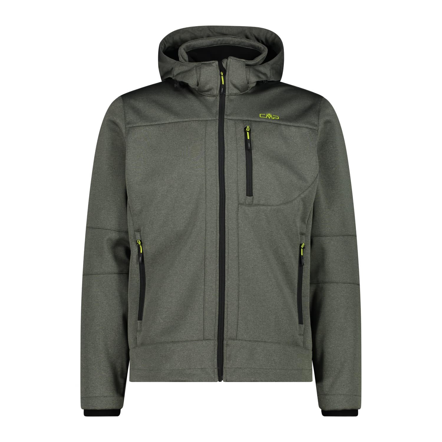 CMP - Man Jacket Zip Hood, Khaki Mel., 46