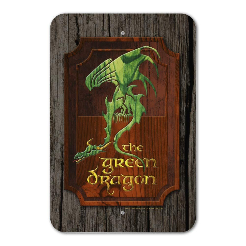 THE LORD OF THE RINGS The Green Dragon Home Business Office Sign