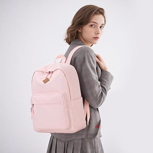 Miniatura 2 de Lohol Mochila clásica para la escuela, viajes, universidad, resistente al agua, resistente al agua (rosa)