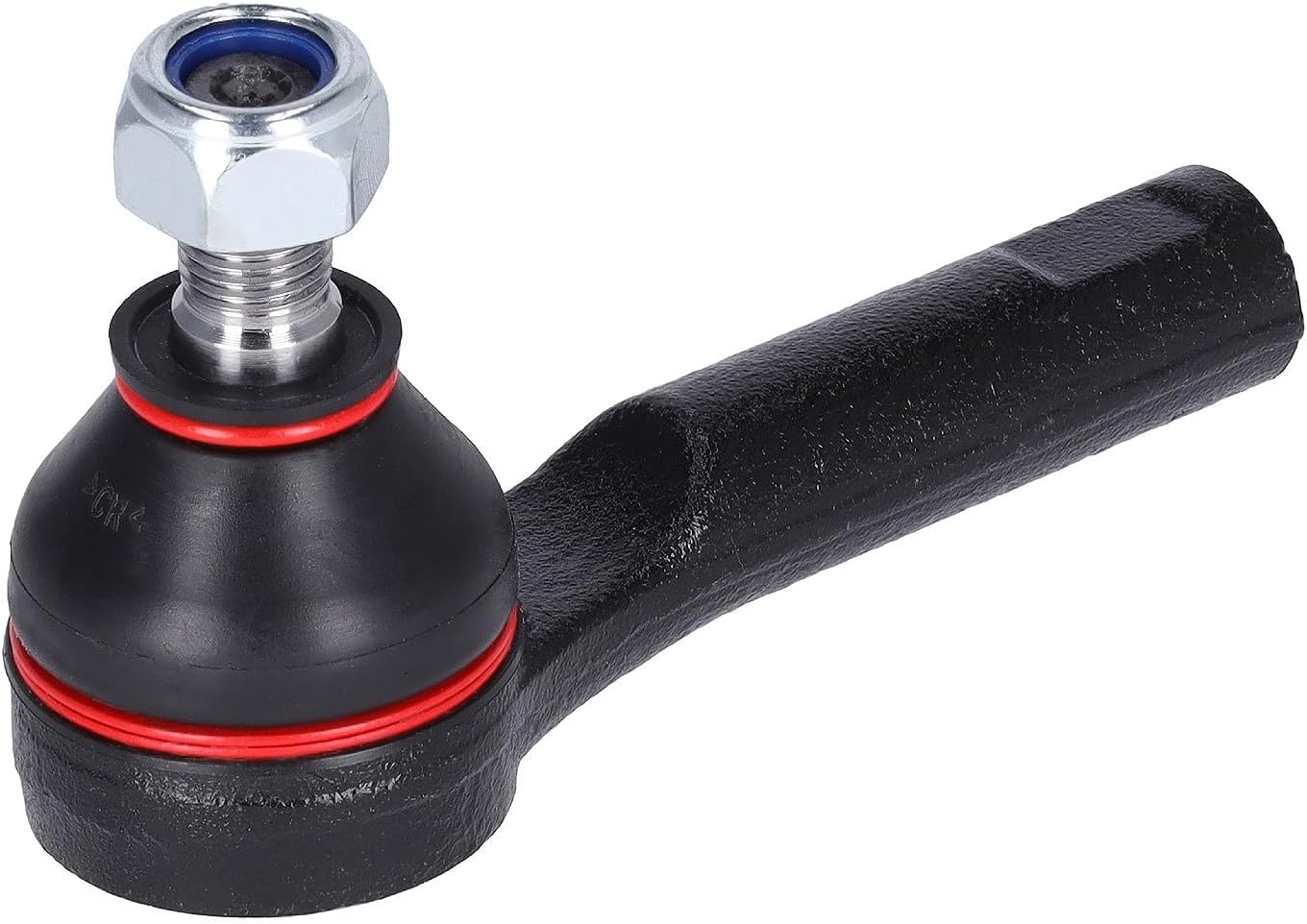 febi bilstein 42763 tie rod end with lock nut (front axle both sides) - Pack of 1