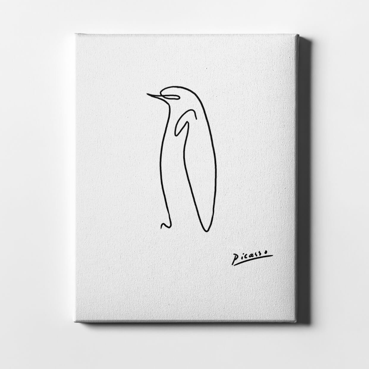 Toile Pablo Picasso Pingouin M | Impression giclée pour décoration murale