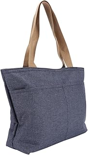 1Pc Bolsa De Armazenamento De Pano Oxford Bolsa De Cosméticos Portátil De Grande Capacidade Bolsa De Pano Oxford Bolsa De Compras Bolsa De Cosméticos Bolsa De Cosméticos Azul